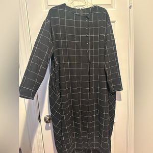 MaxMara Black Long Dress with Pockets